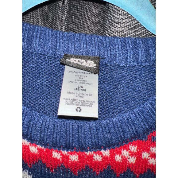 Ugly Christmas Sweater Xmas Size Large Star Wars - Picture 2 of 3